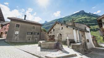 Hinterrhein Village Square